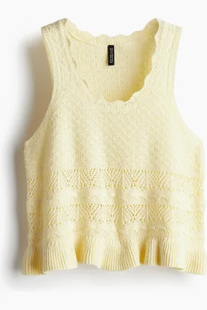 H&M Tanktop med hæklet look