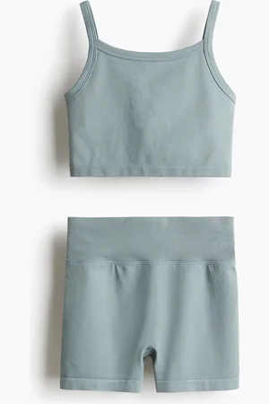 H&M 2-delt seamless træningssæt med DryMove™
