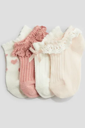 H&M 4-pak strømper uden skaft