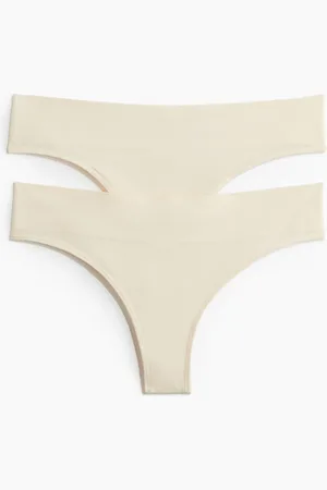 H&M 2-pak Seamless trusser Brazilian
