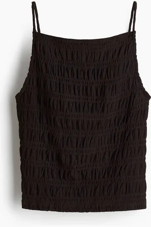 H&M Smocksyet top med smalle stropper