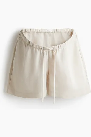 H&M MAMA Before & After shorts i hørblanding