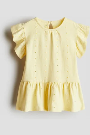 H&M Kjole i broderie anglaise