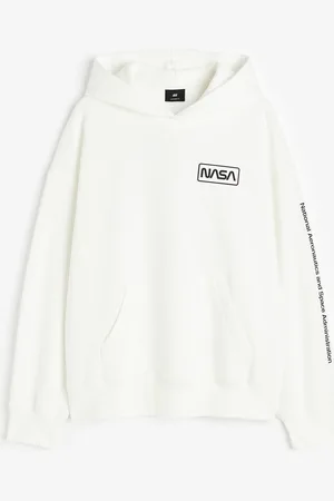 H&M Hoodie med tryk Oversized Fit
