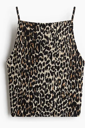 H&M Smocksyet top med smalle stropper