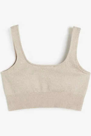H&M Ribbed Seamless Bra