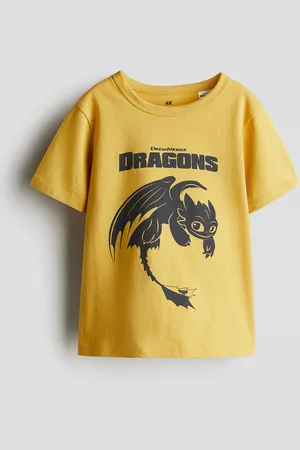H&M T-shirt i bomuld med tryk