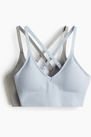 H&M 2-pak sports-bh med DryMove™ Medium Support