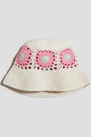 H&M Bøllehat med hæklet look