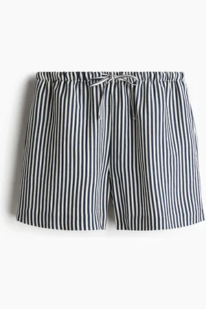 H&M Shorts i hørblanding med snøre