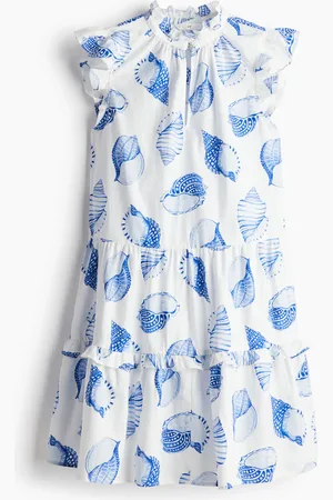H&M Kjole med flæse