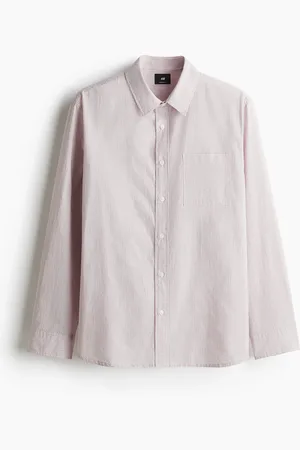 H&M Skjorte i bæk og bølge Oversized Fit