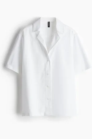 H&M Skjorte med korte ærmer Loose Fit