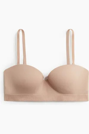 H&M Seamless balconette-bh med vattering