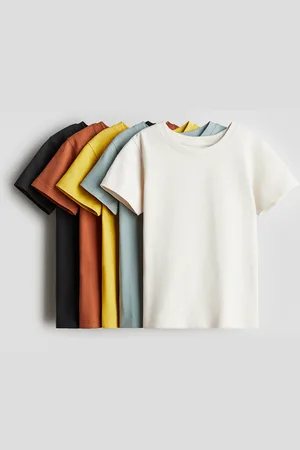 H&M 5-pak T-shirt i bomuld