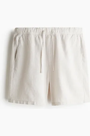 H&M Shorts i hørblanding Relaxed Fit