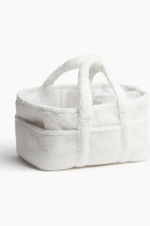 H&M Pusletaske i teddybear - Hvid