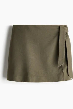 H&M Skorts i hørblanding
