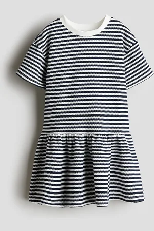 H&M Jacquardstrikket kjole i jersey