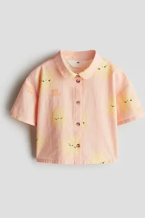 H&M Bluse i hørblanding