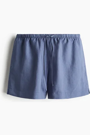 H&M Shorts i hørblanding med snøre