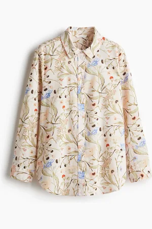 H&M Skjorte i hørblanding