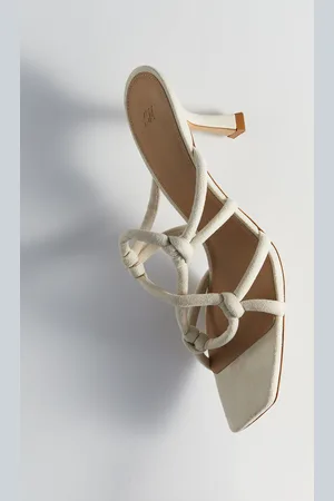 H&M Sandaler med hæl og smalle remme