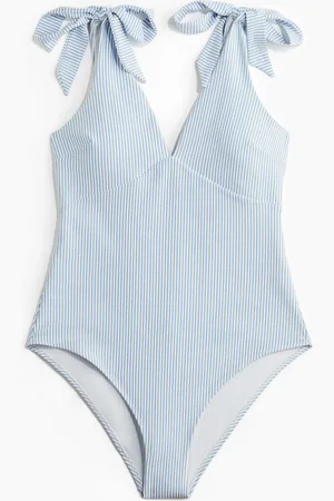 H&M Badedragt med vatterede skåle High Leg