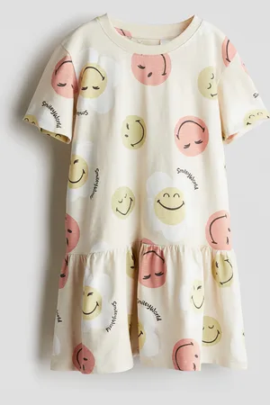 H&M Kjole i jersey med tryk