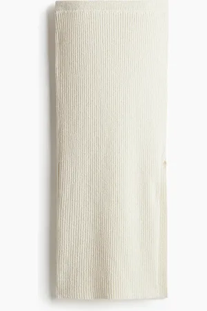 H&M Ribstrikket nederdel