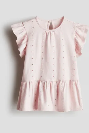 H&M Kjole i broderie anglaise