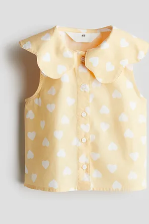 H&M Bluse i bomuld med krave
