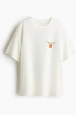 H&M Oversized T-shirt med tryk