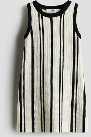 H&M Kjole i bomuld med struktur