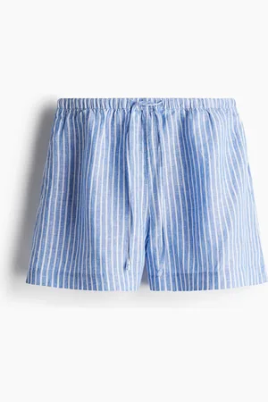 H&M Shorts i hør med snøre