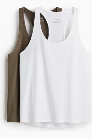H&M 2-pak træningstanktop med DryMove™