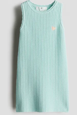 H&M Kjole i bomuld med struktur