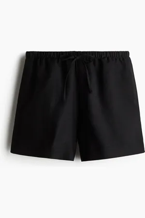 H&M Shorts i hørblanding med snøre