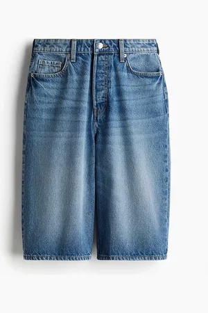 H&M High Knee shorts i denim