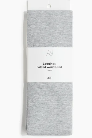 H&M Leggings med ombukket linning