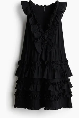 H&M Kjole med flæser