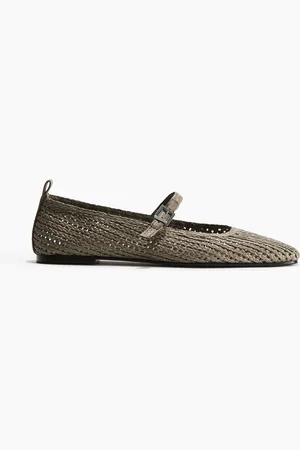 H&M Mary Janes i strå