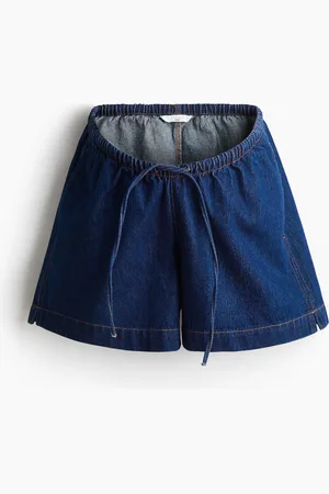 H&M MAMA shorts i denim med snøre