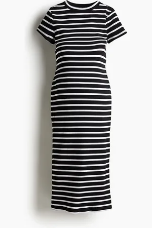 H&M MAMA Ribbet T-shirtkjole