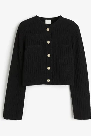 H&M Kort, strukturstrikket cardigan
