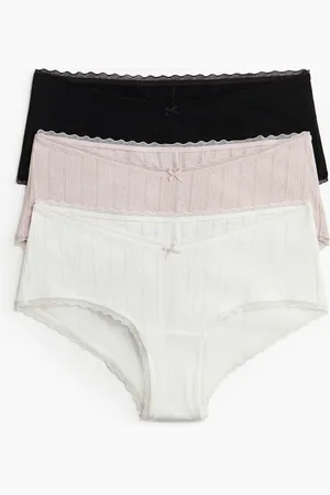 H&M MAMA 3-pak trusser Hipster i bomuld