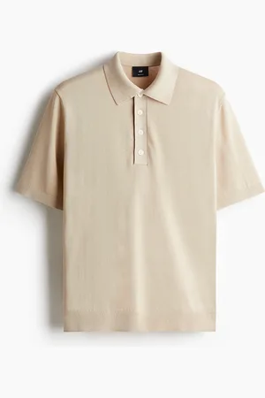 H&M Finstrikket poloshirt Regular Fit