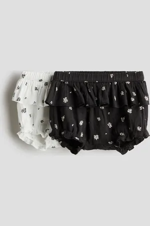 H&M 2-pak bloomers i bomuldsmusselin