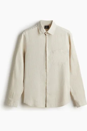 H&M Skjorte i hør Regular Fit