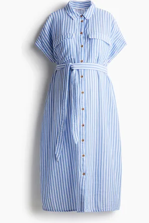 H&M MAMA Skjortekjole i musselin